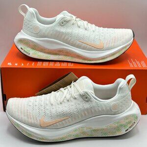Women's Nike Reactx Infinity Run 4 Sail-Crimson-Vapor Green HJ7666-133 Size 11